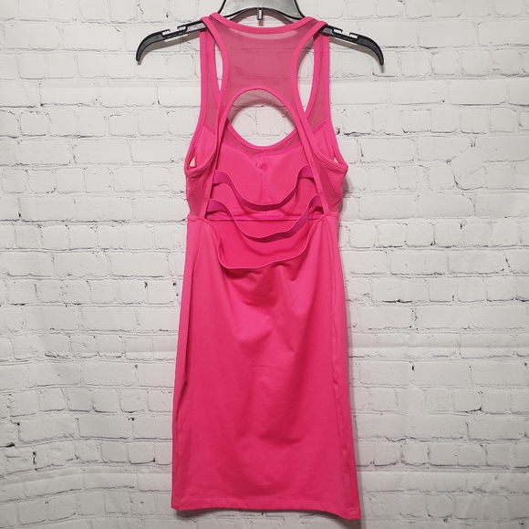 Fabletics Sz S Tropez Dress in Magenta - Picture 14 of 15
